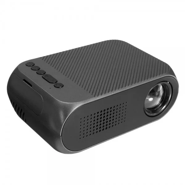 Мультимедийный портативный мини проектор Projector LED YG-320 Mini Black (чёрный) - фото 1 - id-p147879495