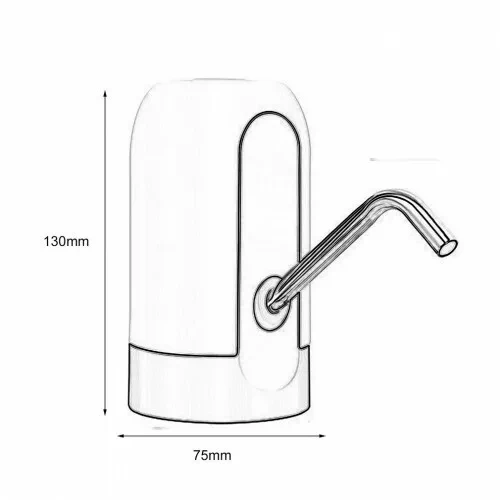 Электрическая помпа для воды Automatic Water Dispenser (белый) - фото 4 - id-p154606428