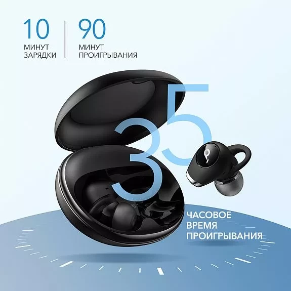 Беспроводные наушники ANKER Soundcore Life Dot 2 NC (A3931G11) (черный) - фото 2 - id-p144307283