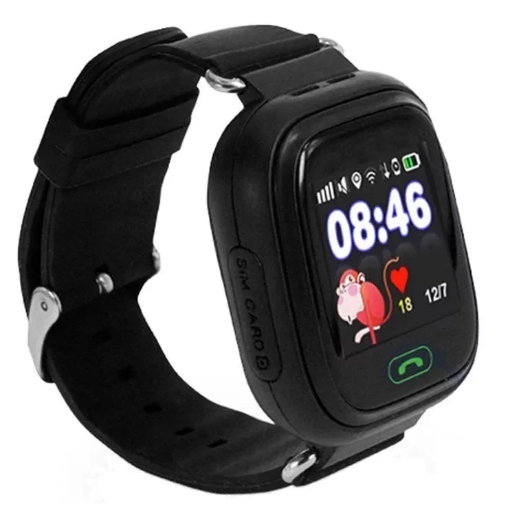 Детские часы с GPS трекером Smart Baby Watch G72 Wifi (черный) - фото 1 - id-p125856357