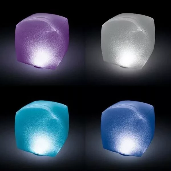 Плавающая светодиодная подсветка для бассейна Intex Куб (28694) - фото 3 - id-p156436201