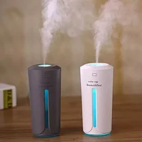 Увлажнитель воздуха со светодиодной лампой Humidifier (розовый)