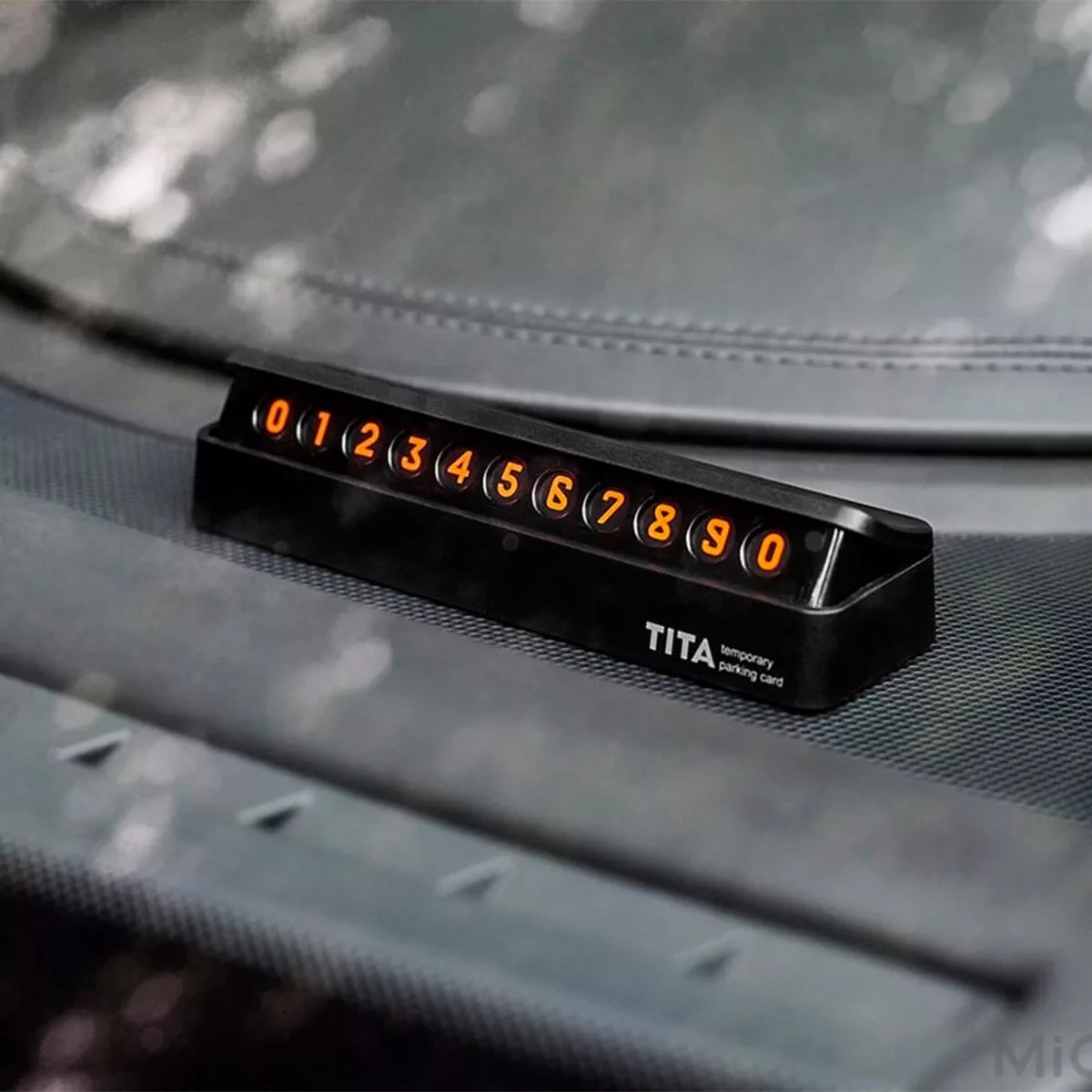 Временная карта парковки Xiaomi BCASE TITA Temporary Parking Card Black / (чёрный) - фото 3 - id-p144939175