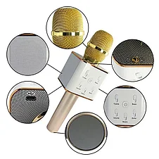 Караоке-микрофон Palmexx PX/MIC-Q7 Gold, фото 2