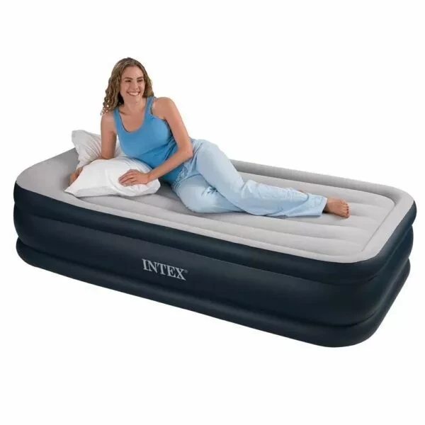 Кровать надувная одноместная Intex Deluxe Pillow Rest Raised 191x99x42 см (64132NP) - фото 3 - id-p158109729