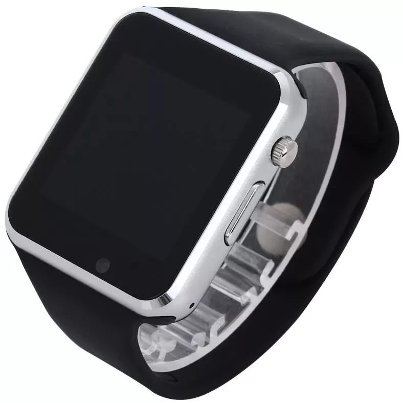 Умные часы Smart Watch A1 (серебристый/черный) - фото 1 - id-p93000962