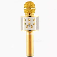 Караоке-микрофон оригинальный HANDHELD/WSTER WS-858 Gold
