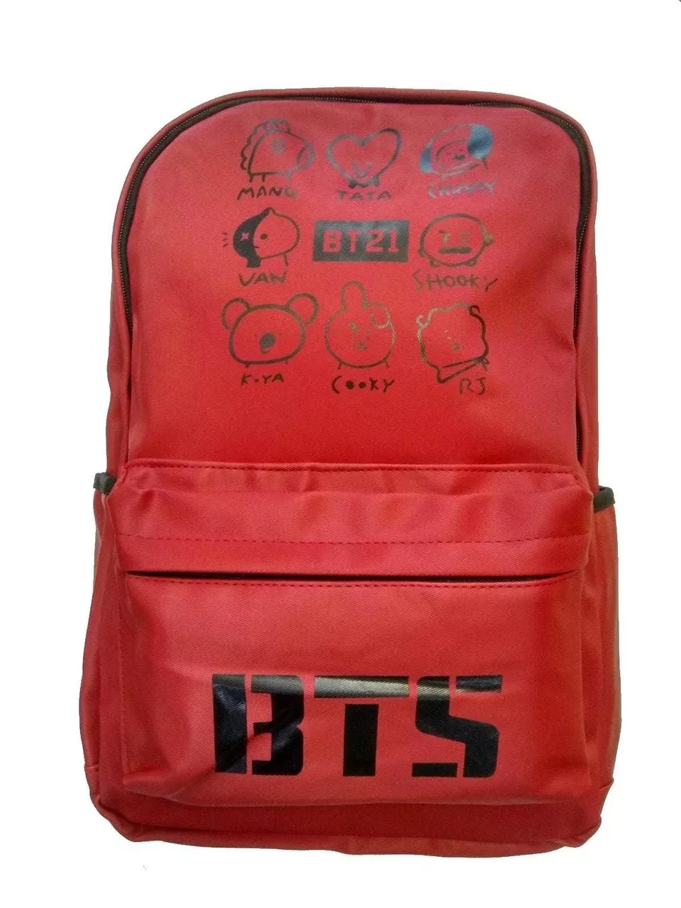 Городской рюкзак BTS Smile (красный)