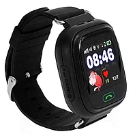 Детские часы с GPS трекером Smart Baby Watch Q90 (G72) Wifi (черный)