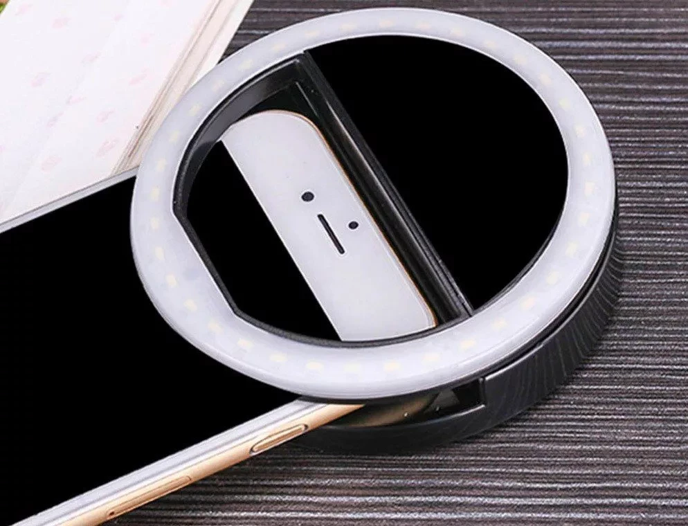 Светодиодное LED кольцо для селфи Selfie Ring Light зарядка от USB - фото 3 - id-p86146470