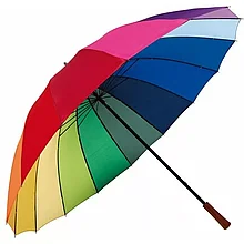 Зонт-трость Радуга (24 спицы)