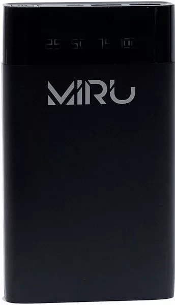 Внешний аккумулятор Miru Li Pol 10000 mAh (черный) - фото 1 - id-p109251567