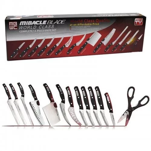 Ножи Miracle Blade World Class набор 13 предметов - фото 1 - id-p110439697