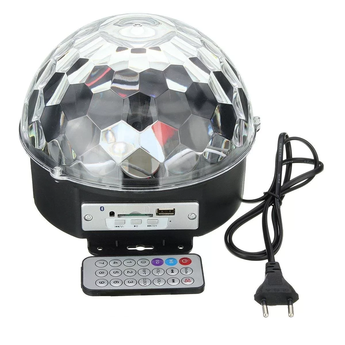Цифровой Светодиодный Диско Шар Crystal Magic Ball Light с Bluetooth-проигрывателем