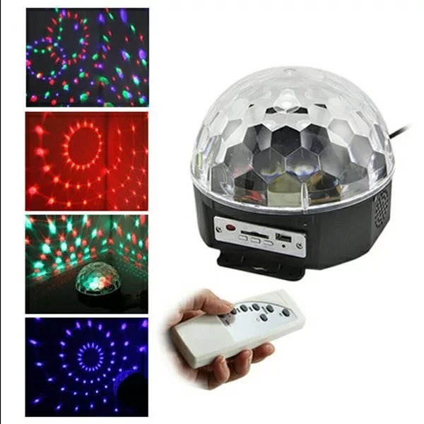 Цифровой Светодиодный Диско Шар Crystal Magic Ball Light с Bluetooth-проигрывателем - фото 3 - id-p86563625
