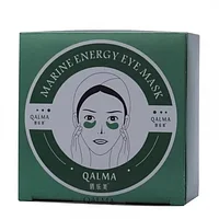 Гидрогелевые патчи для глаз Ginseng Berry Eye Mask QALMA Green c экстрактом морских водорослей