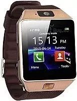 Умные часы Smart Watch DZ09 (золото/коричневый)