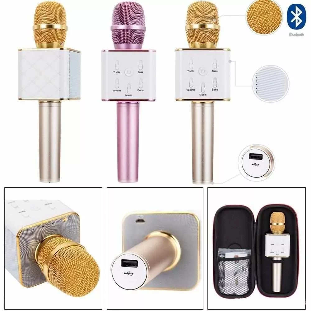 Караоке-микрофон MICGEEK Q9 Gold - фото 3 - id-p103700278