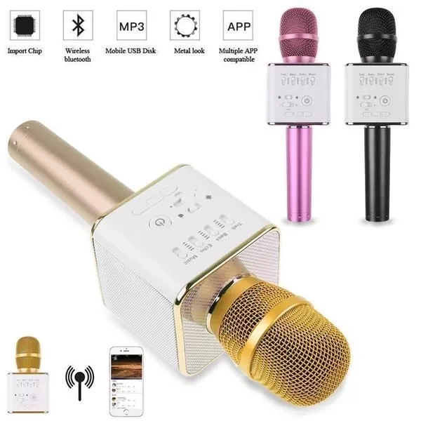 Караоке-микрофон MICGEEK Q9 Gold - фото 4 - id-p103700278