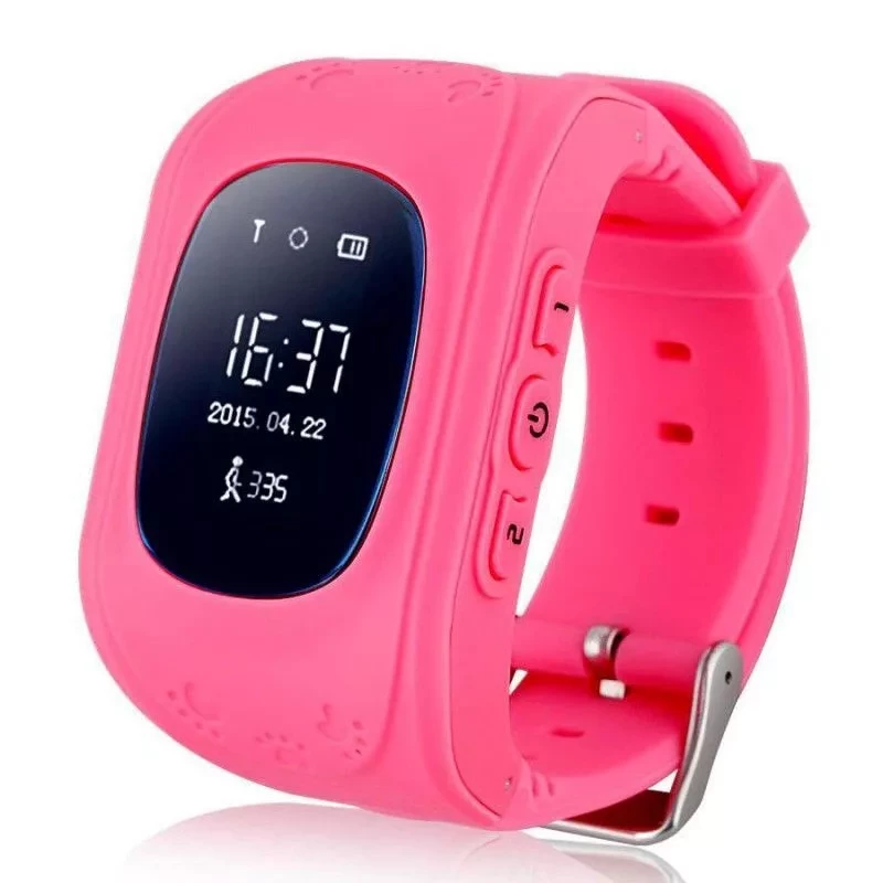 Детские GPS часы Smart Baby Watch Q50 (розовый) - фото 1 - id-p103699257