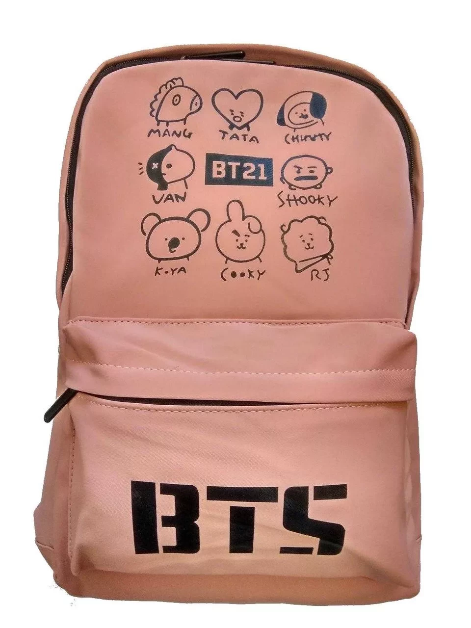 Городской рюкзак BTS Smile (розовый) - фото 1 - id-p130027537