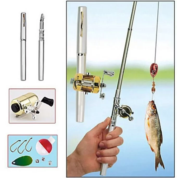 Карманная удочка в виде ручки Fishing Rod in Pen Case