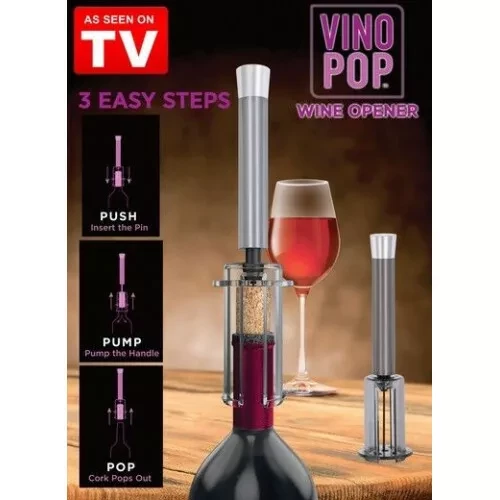 Штопор для бутылок Vino Pop Perfect Wine - фото 10 - id-p152583249