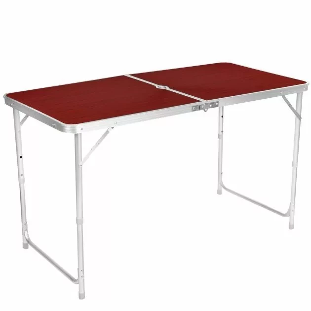 Раскладной стол для пикника и 4 стула FOLDING TABLE (коричневый) - фото 2 - id-p154667273