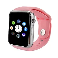 Умные часы smart watch W8 (розовые)