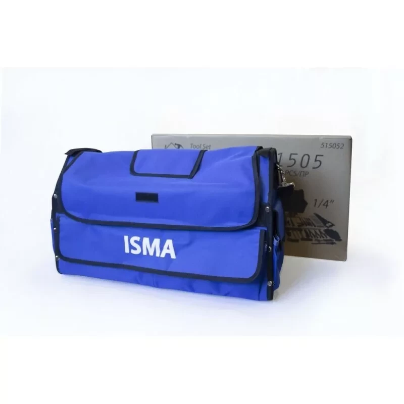 Набор инструментов ISMA 1505пр.1/4''(6гр)(5-13мм), в сумке - фото 4 - id-p154667277