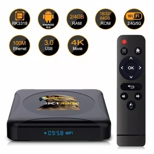 Андроид ТВ приставка HK1 RBOX / Android TV set-top box HK1 RBOX - фото 1 - id-p155050653