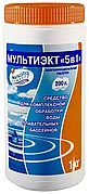 Средство для комплексной обработки воды бассейнов Мультиэкт 5 в 1 (ведро 1 кг)