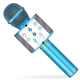 Караоке-микрофон HANDHELD/WSTER WS-858 Blue, фото 2