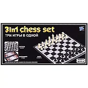 Игра 3 в1 Шахматы,шашки,нарды 37*37см магнитные