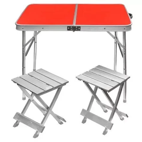 Раскладной стол и два стула для пикника, фото 2