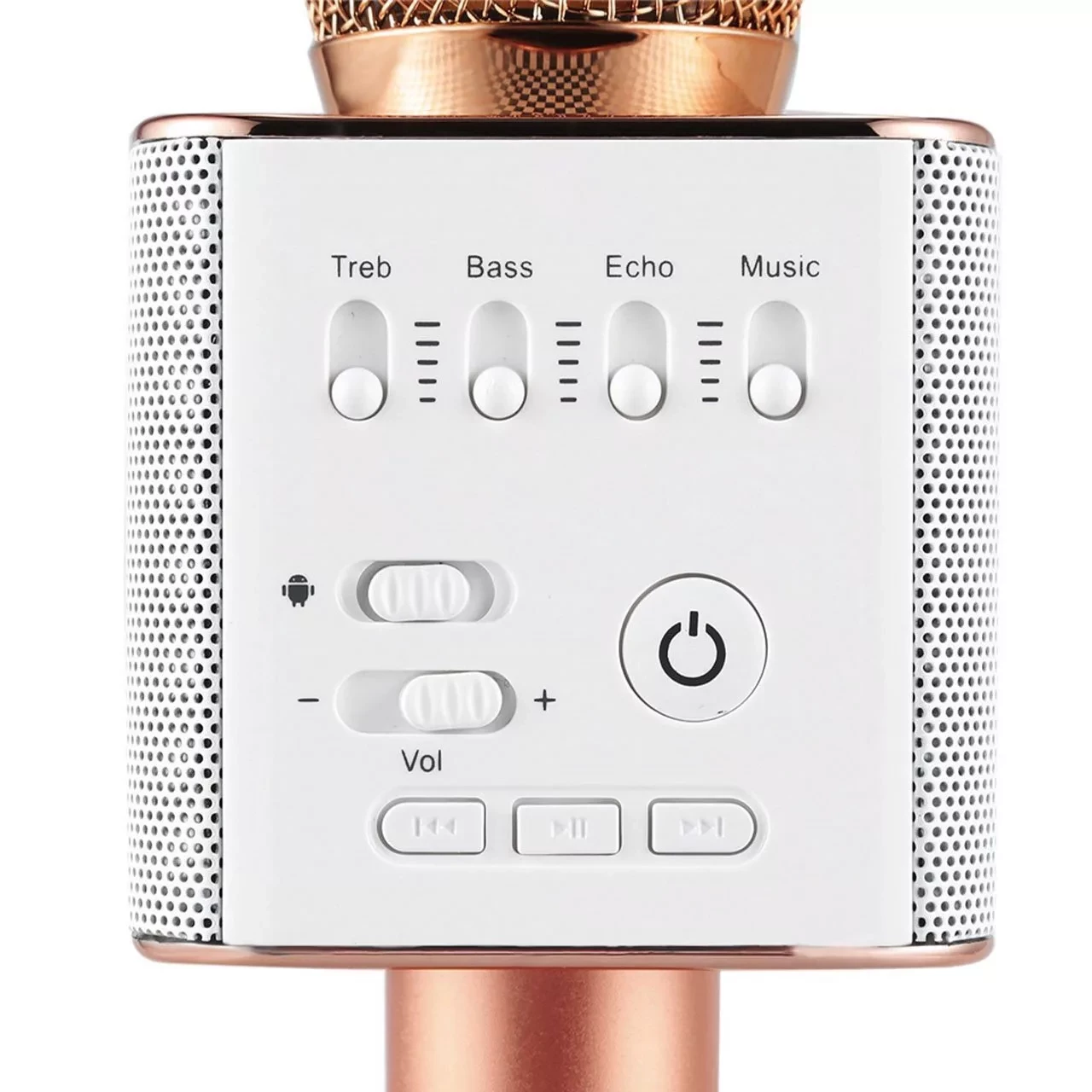 Караоке-микрофон MICGEEK Q9 Rose Gold - фото 3 - id-p107155896