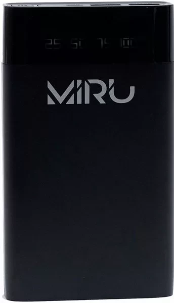 Внешний аккумулятор Miru Li Pol 10000 mAh (черный) - фото 1 - id-p109251667