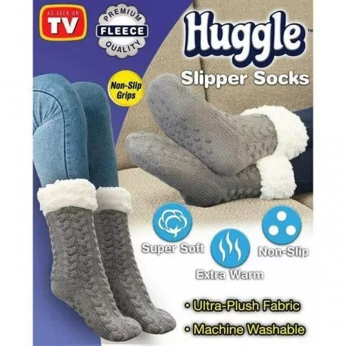 Носки-тапки Huggle Slipper Socks - фото 1 - id-p116481683