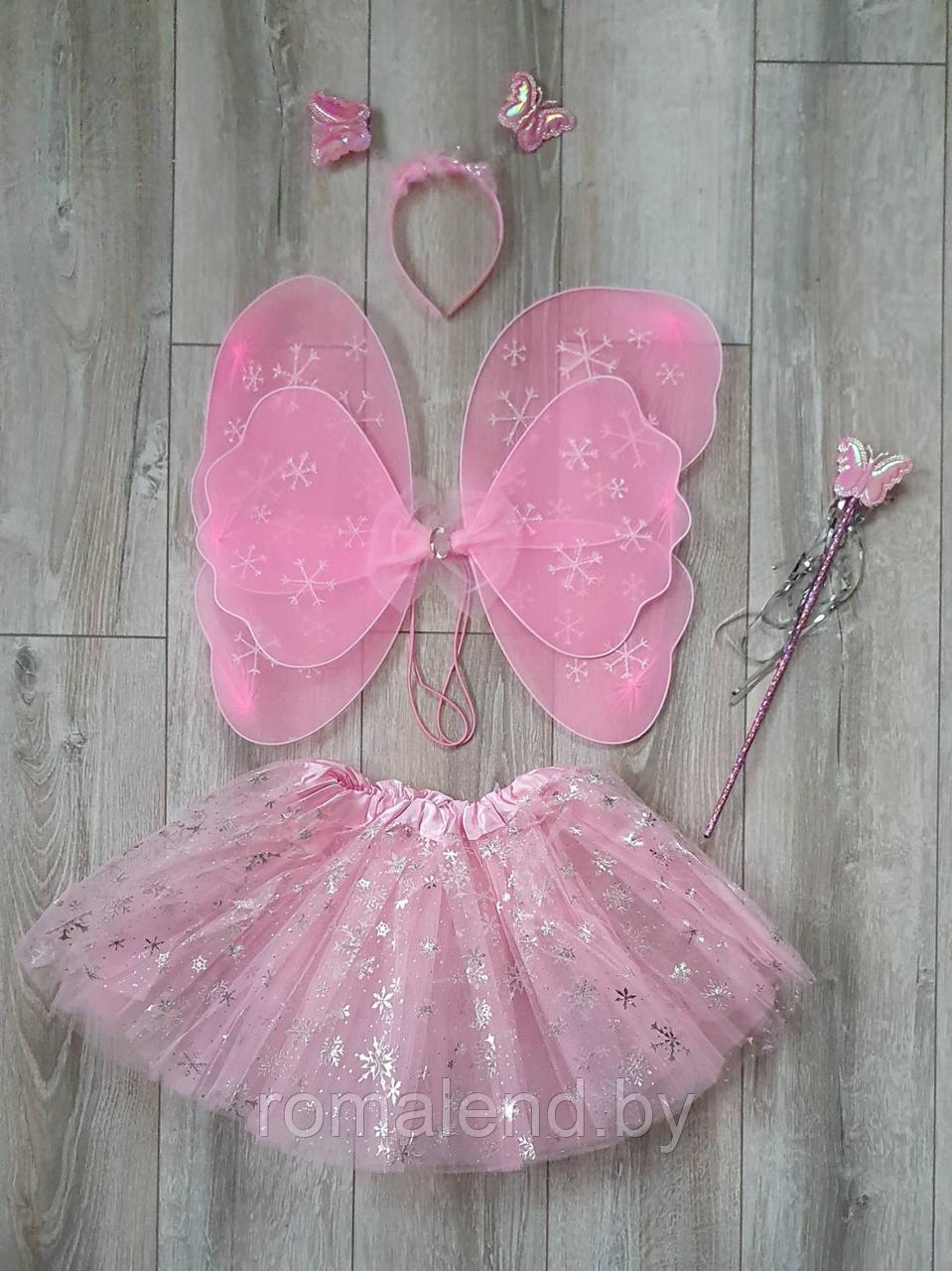 Костюм Бабочки для девочки розовый - фото 2 - id-p168502357