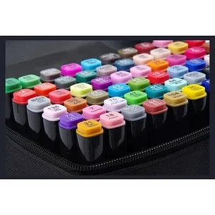 Маркеры для скетчинга (двусторонние) / Touch cool / набор маркеров 80 цветов, фото 2