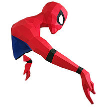 Человек-паук. 3D конструктор - оригами из картона, фото 3