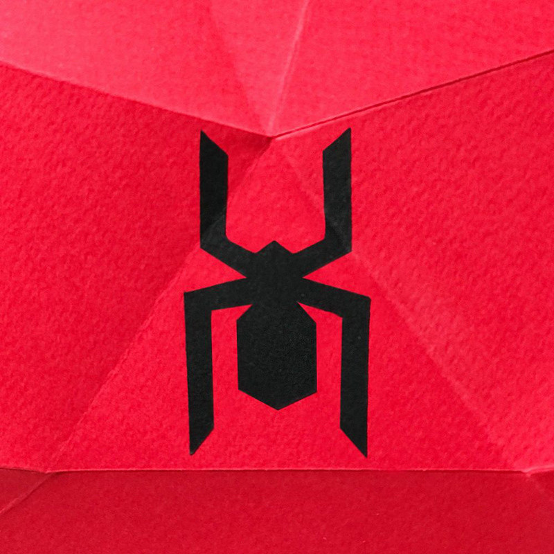 Человек-паук. 3D конструктор - оригами из картона - фото 7 - id-p168502790