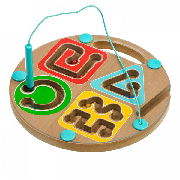 Магнитный лабиринт Мир деревянных игрушек Геометрия - фото 1 - id-p168506844