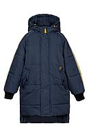 Детская для мальчиков зимняя синяя куртка Bell Bimbo 193025 т.синий 104-56р.