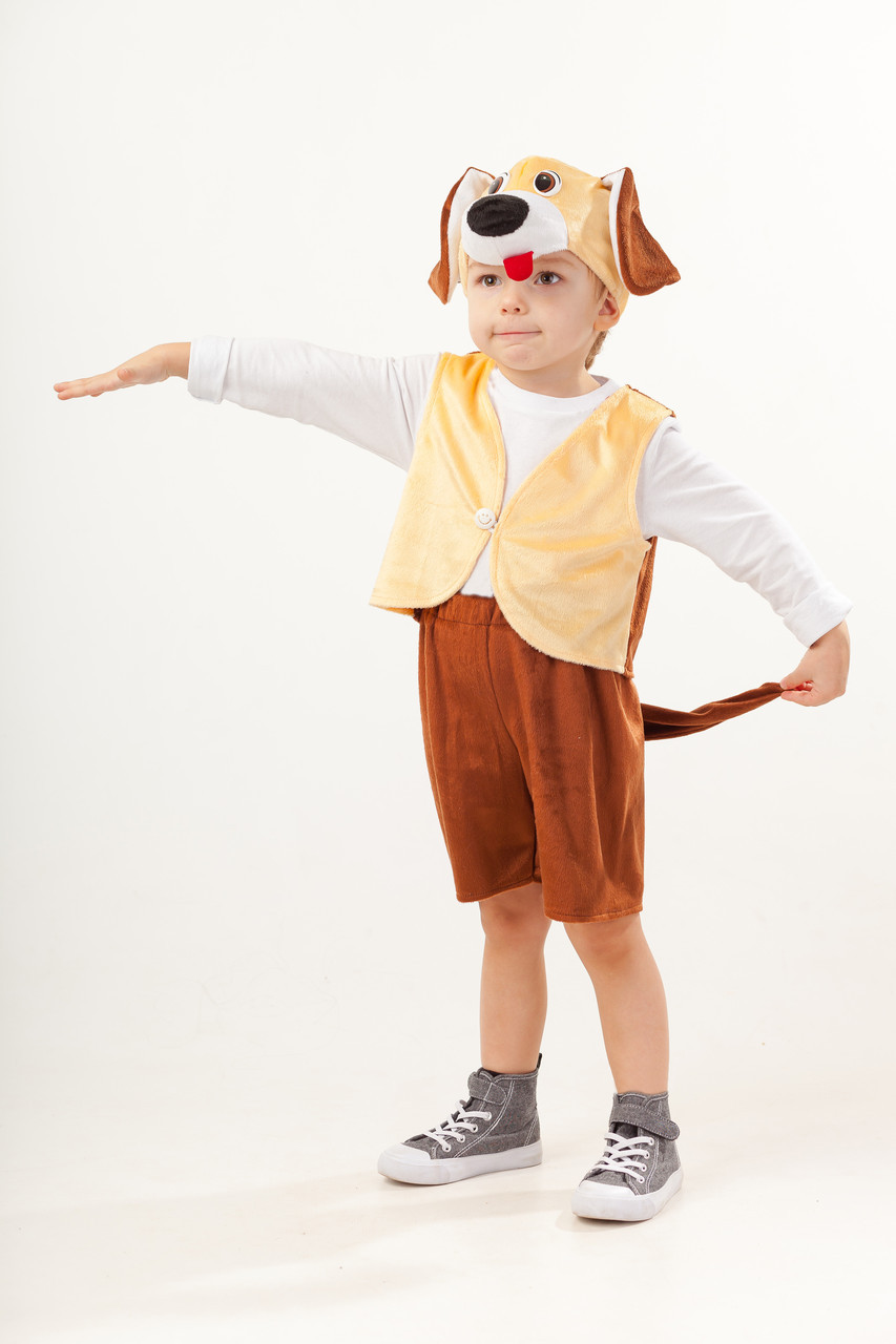 Детский карнавальный костюм Песик Тобик 4007 к-18 Пуговка - фото 3 - id-p168520400