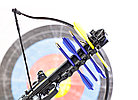 Дротики Man Kung для арбалета-пистолета, голуб., пластик, 6,5" (16,5 см) (12 шт.), фото 3