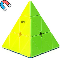 Пирамида MoFangGe MS M Pyraminx / Пирамидка / цветной пластик / магнитная / без наклеек / Мофанг