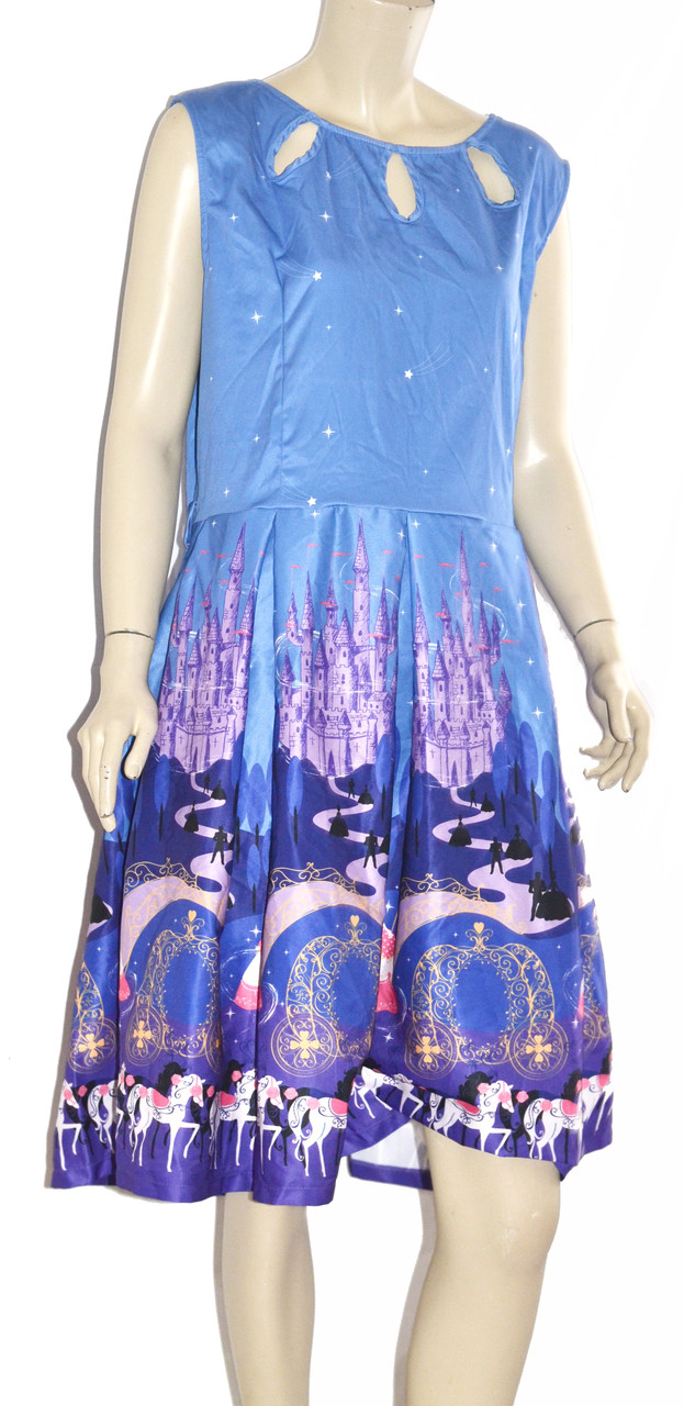 Платье нарядное карнавальное "Золушка на балу" на размер L/XL - фото 2 - id-p168527108