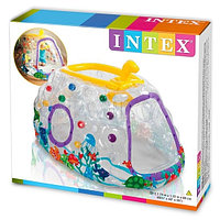 Надувной детский игровой домик Субмарина с мячиками (10 штук) Intex 48664
