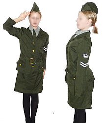 Костюм женский британской военной униформы на размер S
